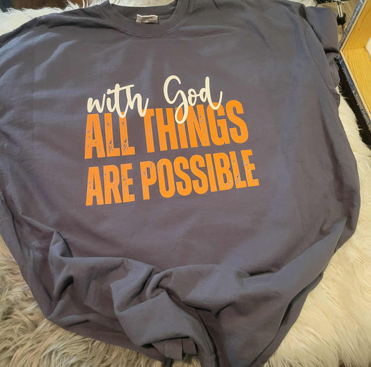 With God, all things are possible