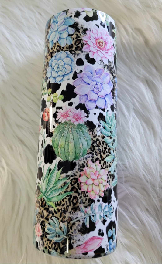 Leopard Cactus Tumbler