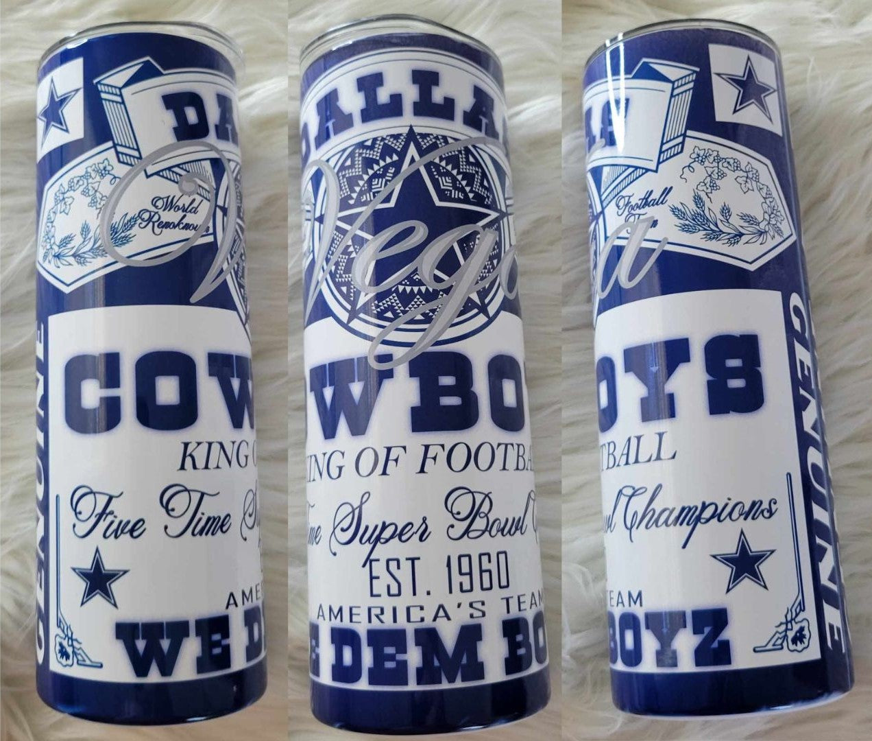 Personalized Cowboys Tumbler