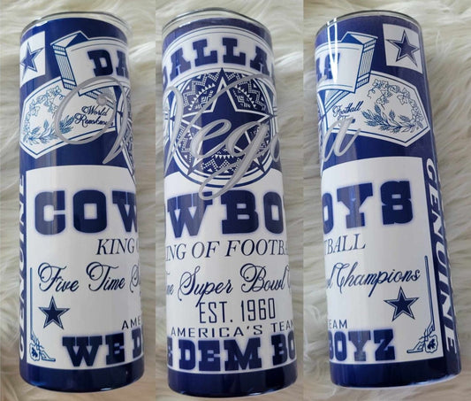 Personalized Cowboys Tumbler