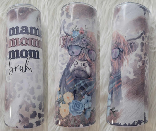 Hipster Mama Heifer Tumbler