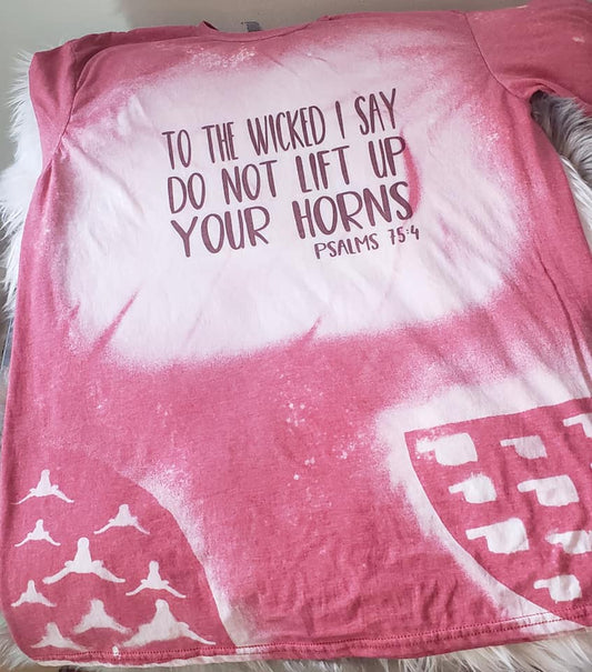 To The Wicked I Say Do Not Lift Up Your Horns