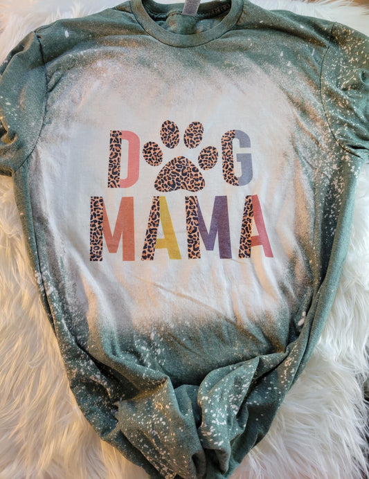 Dog Mama Bleached Tee