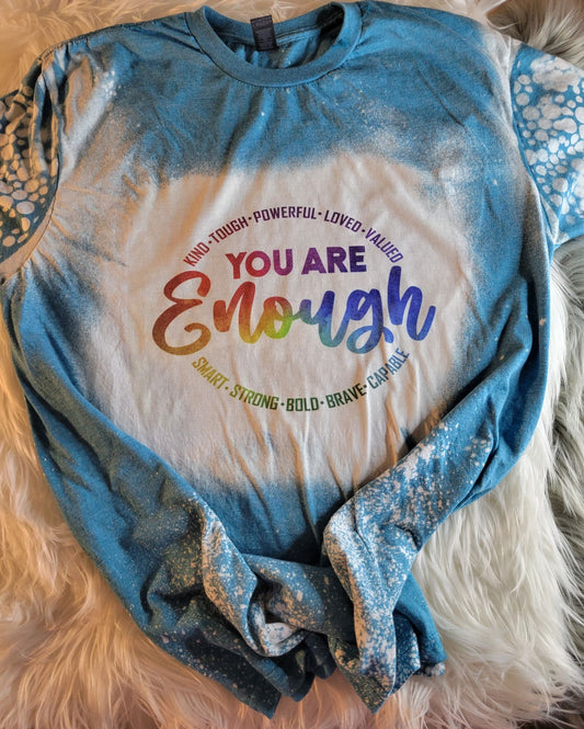 You Are Enough Stenciled Tee