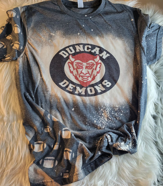 Duncan Demons Stenciled Tee