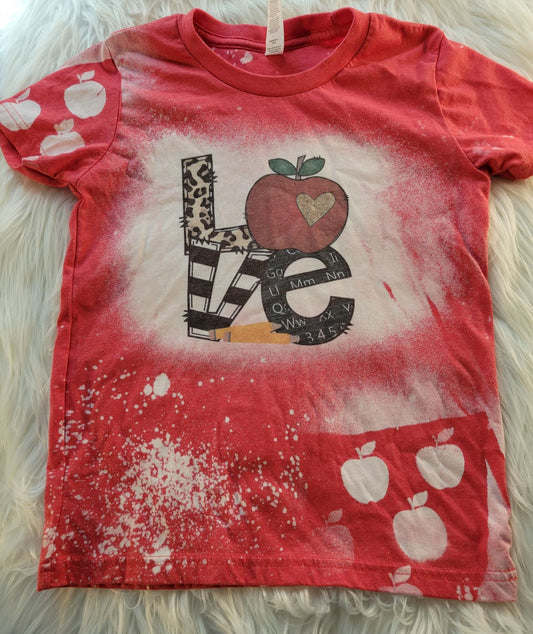 Love Apple Stenciled Tee